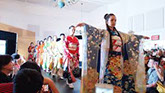 Kimono Fashion Show "Emerging from Pupa" in Miami Beach - Hiromi Asai